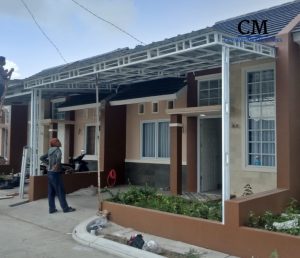 Konstruksi Baja Ringan Kanopi 